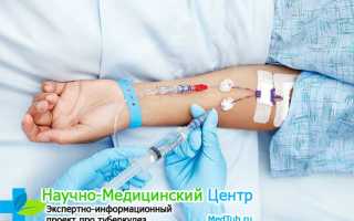 Режимы химиотерапии при лечении туберкулёза