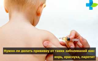 Как переносится прививка корь, краснуха, паротит: реакция, куда делают, побочные эффекты