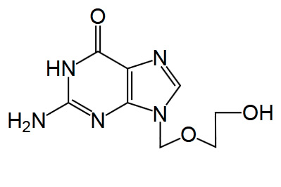 Химическая структура ацикловира близка к гуанину Химическая структура ацикловира близка к гуанину